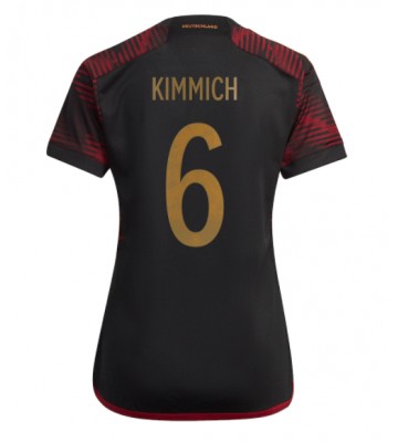 Germany Joshua Kimmich #6 Replica Away Stadium Shirt for Women World Cup 2022 Short Sleeve